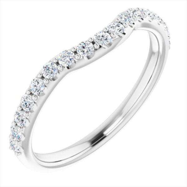 Verigheta Dama Aur Alb Contur Queen 0.33ct Diamante bijuterii online